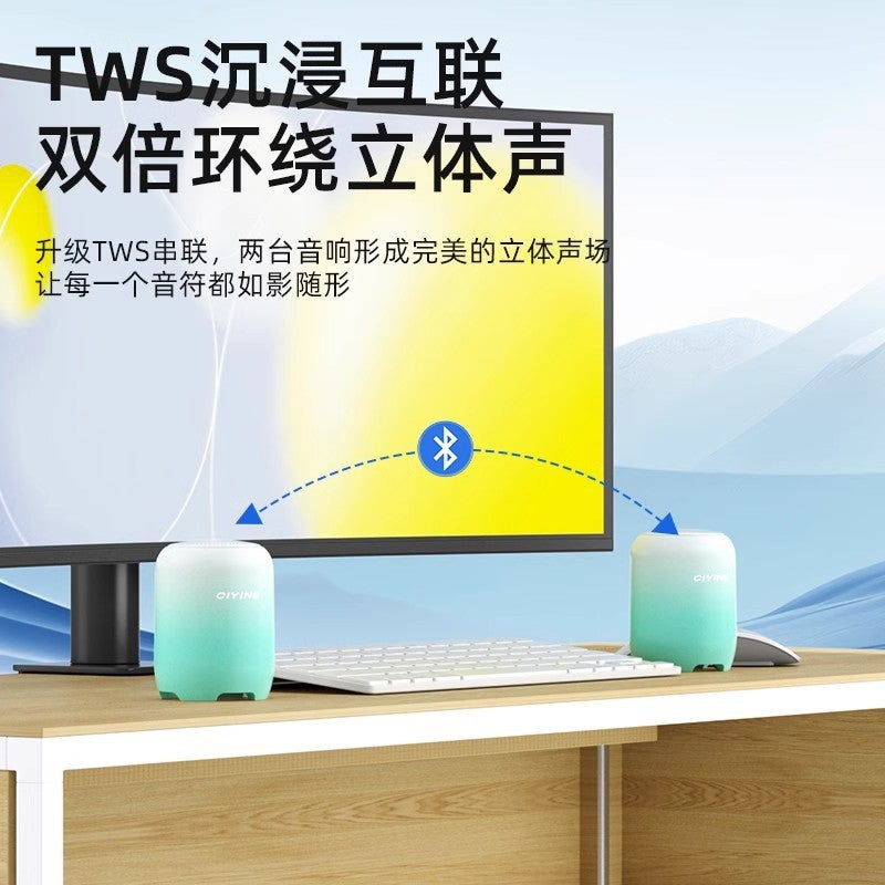 Bluetooth Audio Large Volume Mobile Phone Card Speaker Home Bluetooth Subwoofer Berlin Voice Portable Gift - Image 5